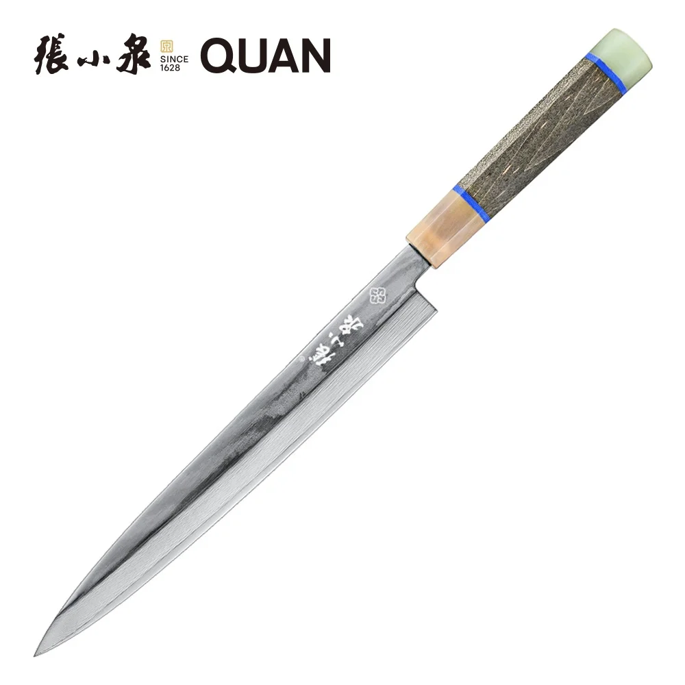 High grade sashimi knife Buffalo Horn handle 67 layers damascus sushi knife