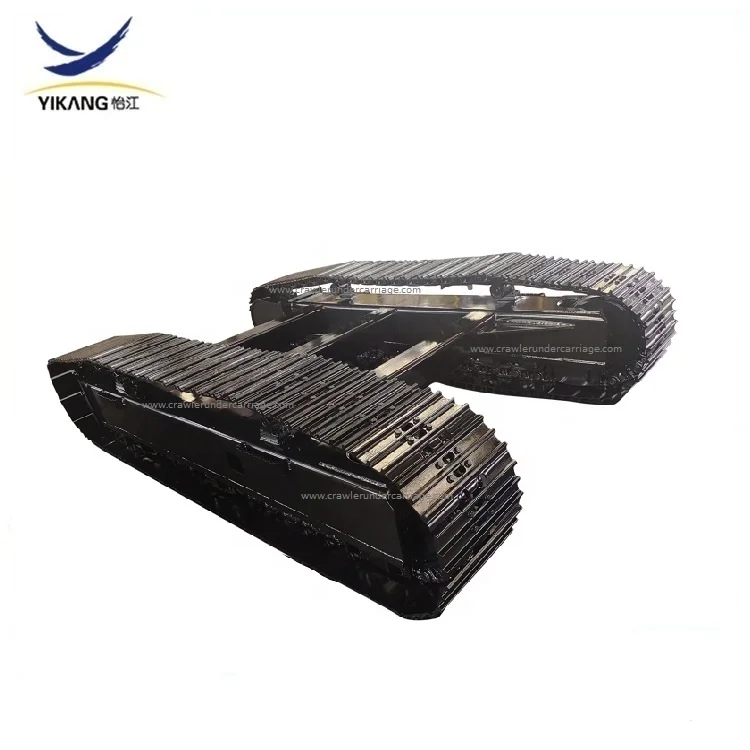 High Quality 30 tons load capacity of Steel Undercarriage with hydraulic motor for Heavy Construction Machinery Spare Parts