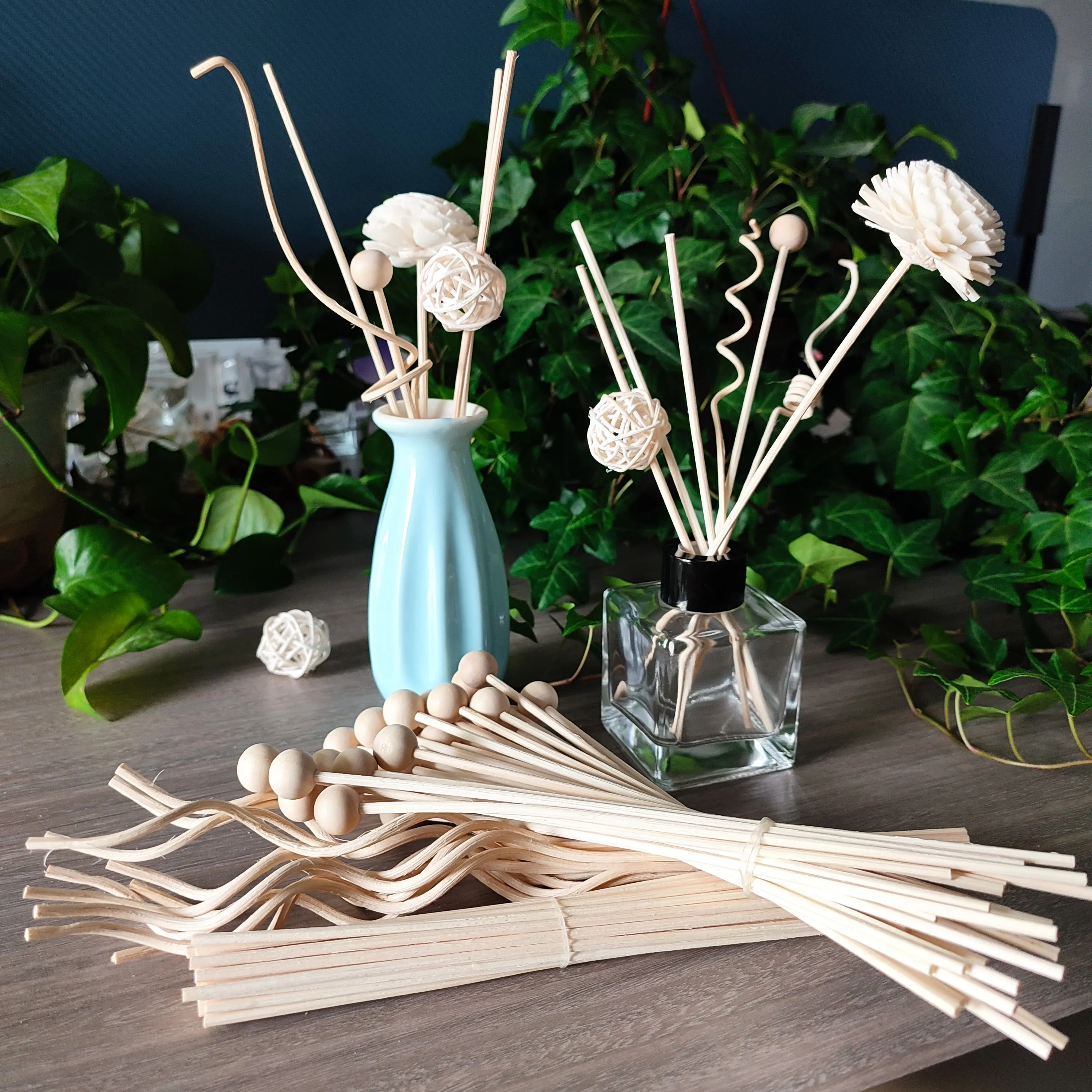 3 mm*20cm Air Freshener Home Fragrance Oil Refill Rattan Rods Wooden Sticks Natural Reed Diffuser Sticks