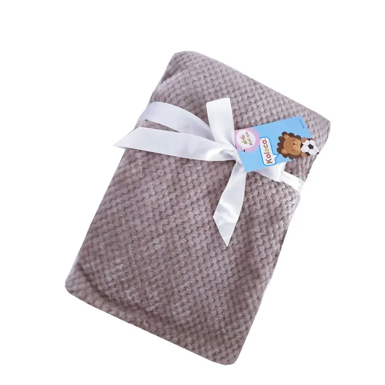 soft double fleece thick warm baby blanket