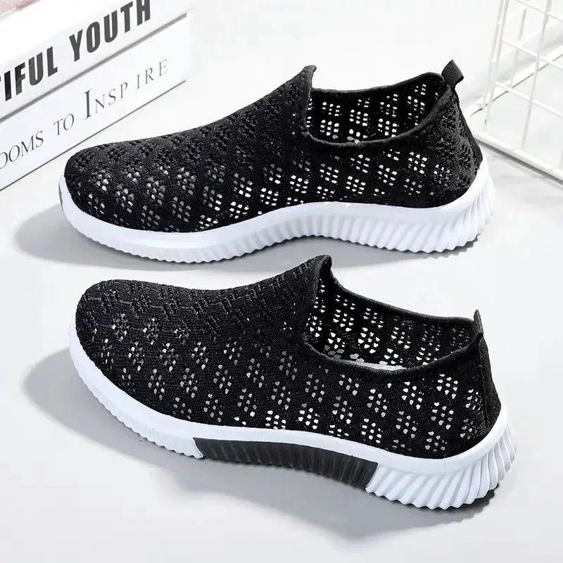 2023 Flying woven soft comfortable walking shoes