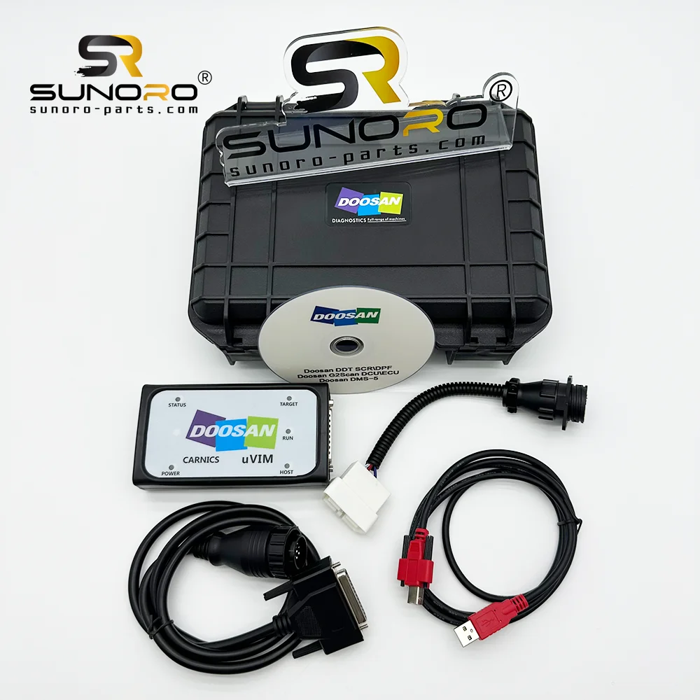Doosan Forklift Excavator Engineering Engine Analyzer uVIM DMS-5 Machine EOL Hydraulic System Diagnostic Tool 3.1.0
