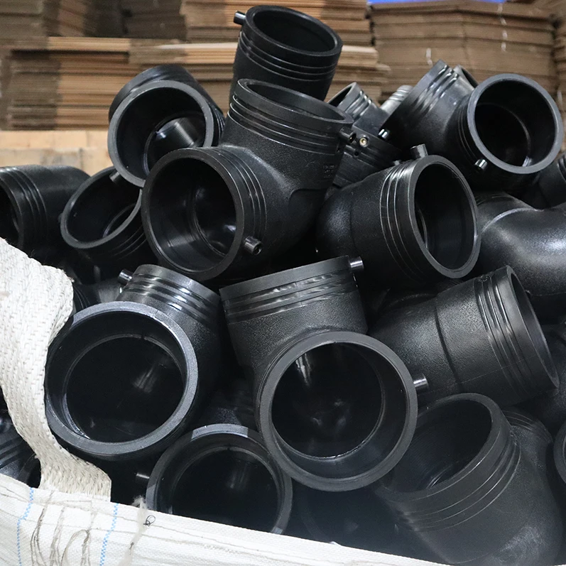 PE100 SDR11 PN16  25 -630mm 630mm 560mm 500 450 315mm HDPE Fittings HDPE Electrofusion 90 degree right angle Elbow