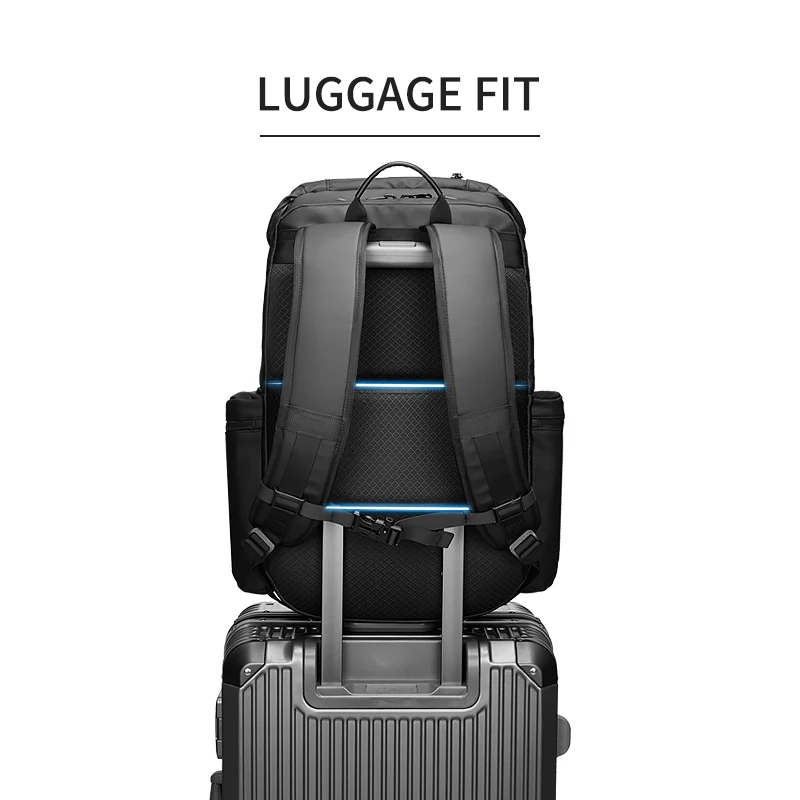 Outwalk man backpack USB Charger Anti Theft Smart Laptop Backpack bag Large Capacity Black waterproof