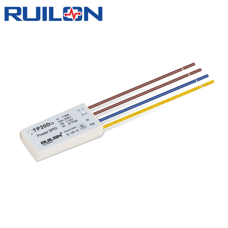Driver Surge Protection Device 20kV LED Power Supply SPD Lightning Arrester LED Street Lighting Surge Protective Device Parallel