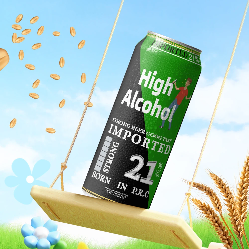 custom Recyclable color printed Bulk Aluminum Cans 190ml 200ml 250ml 330ml 500ml empty beer beverage drink packaging supplier