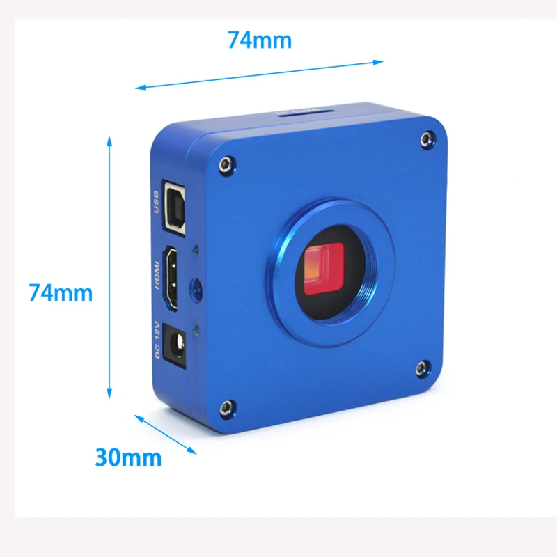 
21MP USB microscope camera industrial microscope stand 0.5X C-mount lens for digital electronic camera microscope 