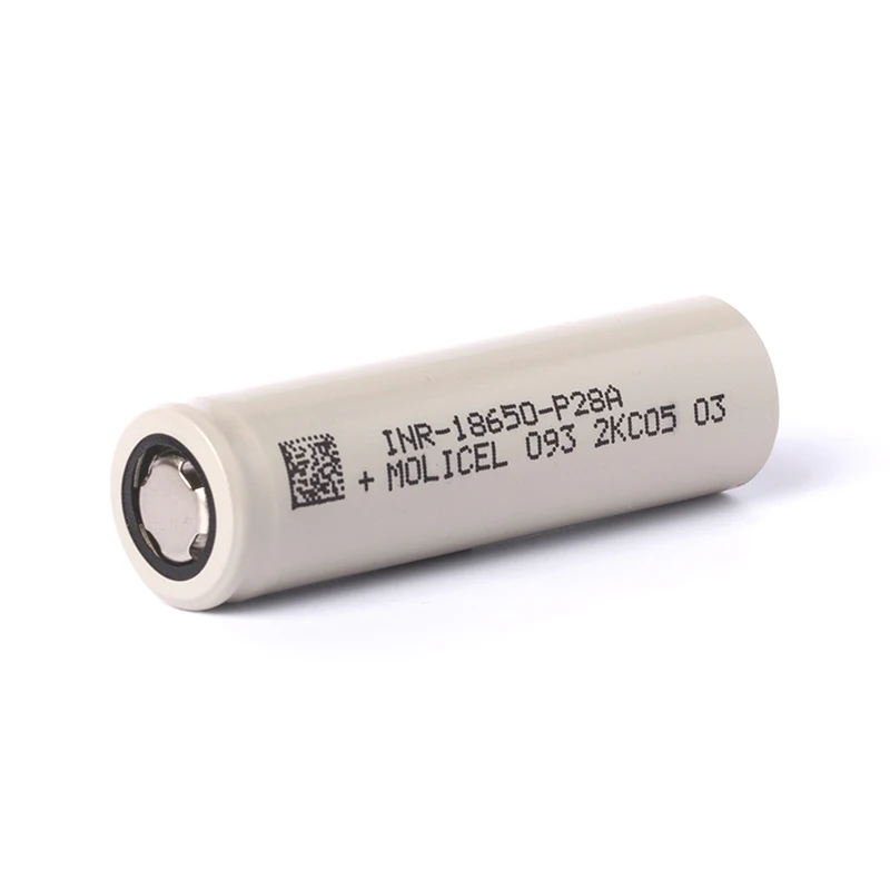 Molicel Inr-18650-P28A 3.6V 18650 2800mAh 35A Rechargeable Battery Molicel P28A 18650