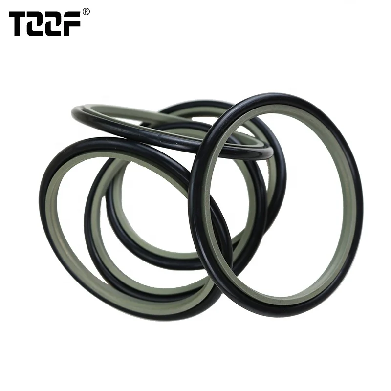 Ptfe Hbts Step Seal Gsj Hydraulic Buffer Rod Seal Rubber height 4.2mm