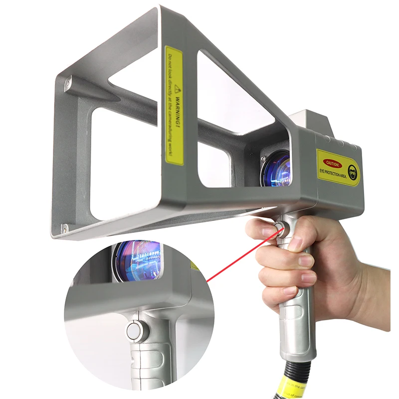 Professional Suppliers Handheld High-precision Engraving Craft Number Logo 20 Wat Fiber Laser Marking Machine for Steel Muur