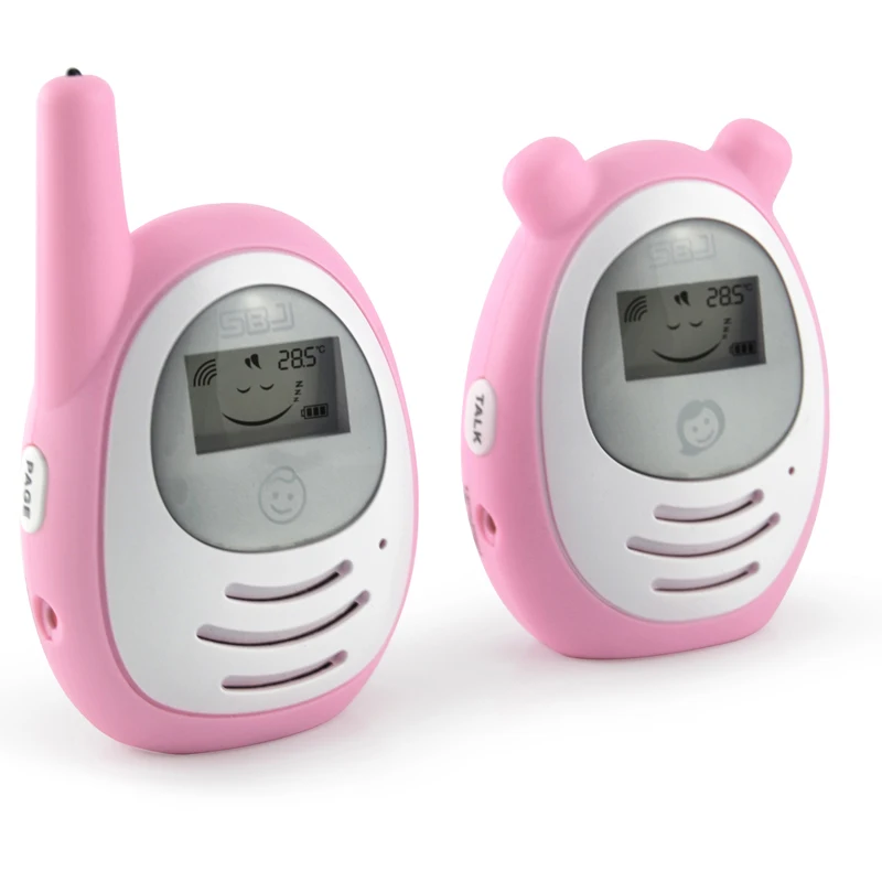 wireless digital baby room temperature monitoring baby alarm phone audio baby monitor