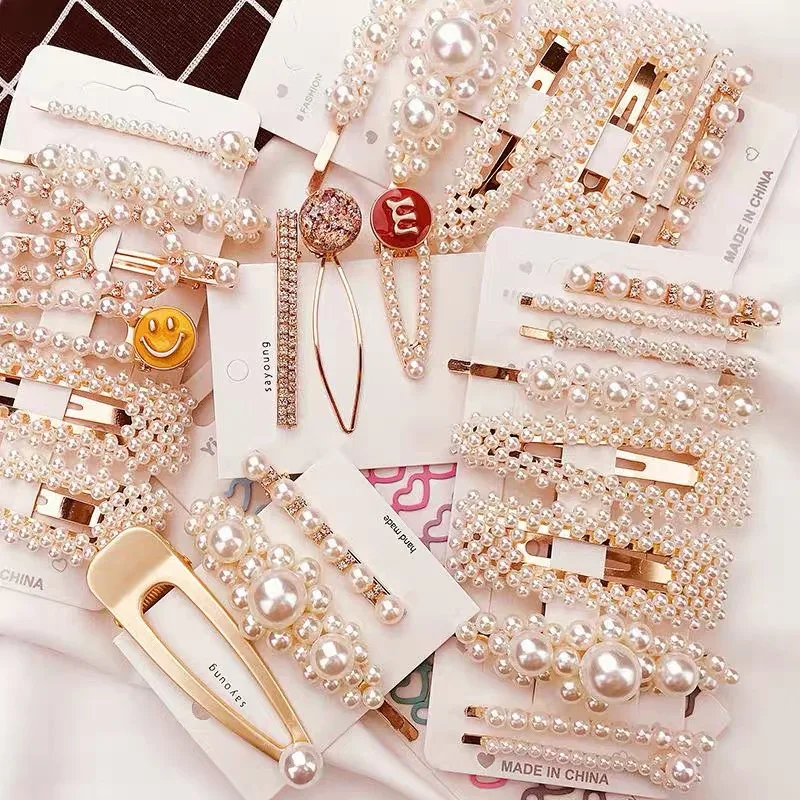 Sandro pearl hair pins for girls fashion women hair accessories elegant hair grips