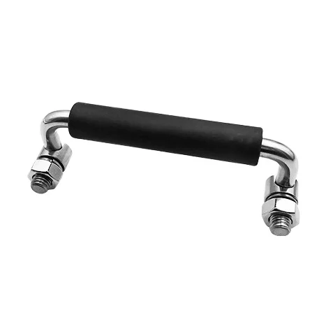 
Industrial Hardware Heavy 90 Degree screw bolt Metal Rubberized Chrome side Lifting Folding Cabinet U Handles 