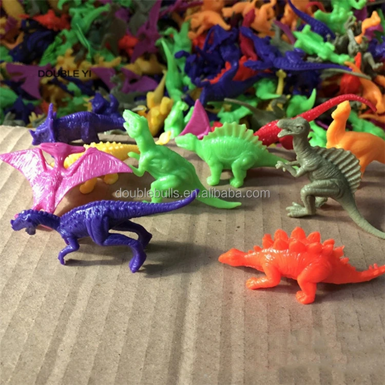 Wholesale cartoon cute children toys simple solid simulation 6cm dinosaur model toys