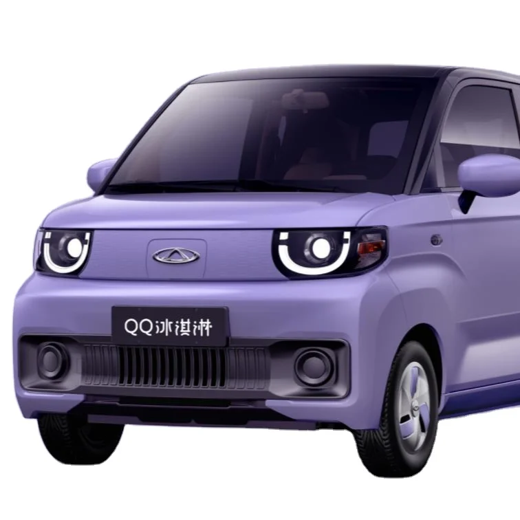 Wholesale High Quality Cheap Minibuses New Energy Vehicle Auto Chery QQ Ice Cream Mini Electric Cars For Sale
