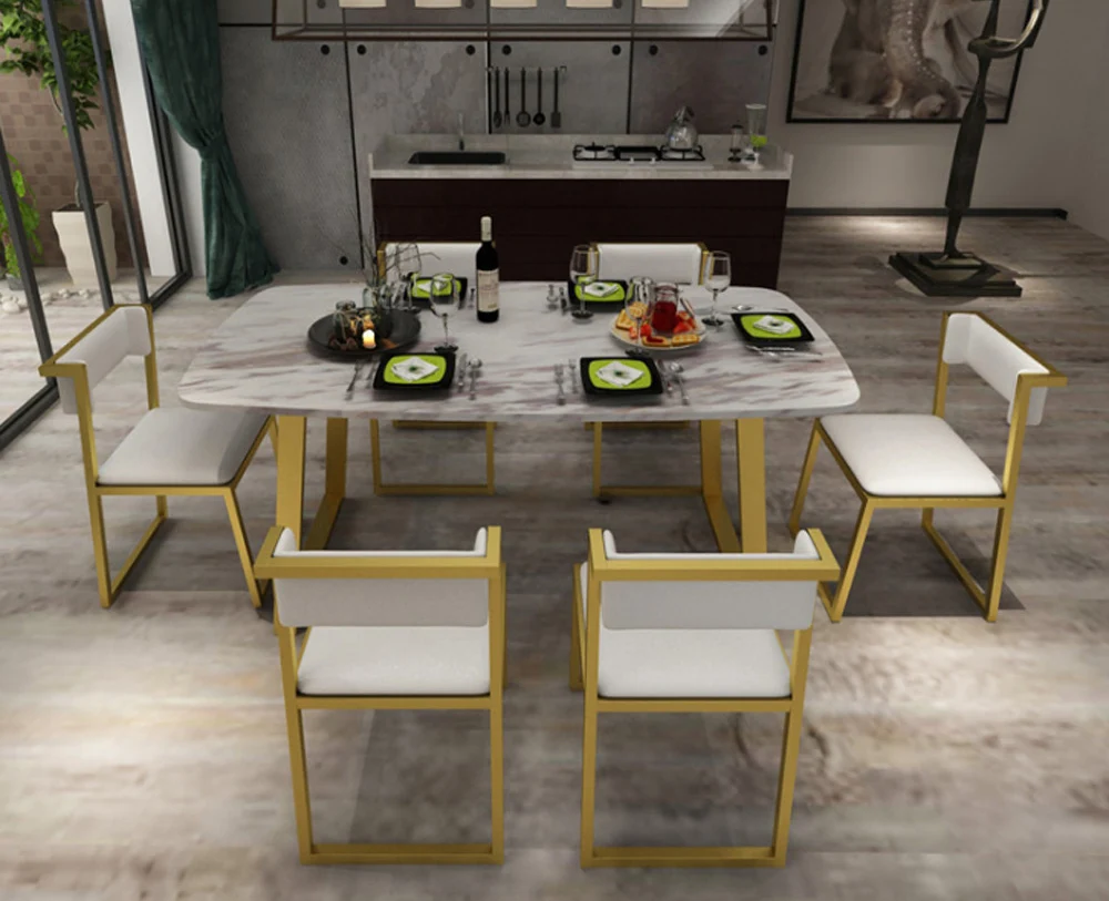 
304 Gold customized Stainless Steel table feet metal dining table legs industrial table leg gold desk base metal stand 