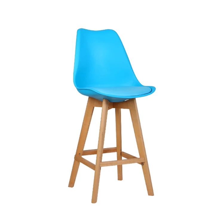 Bar Chairs Back High Wooden Feet And Barstools Natural And Bar Stools