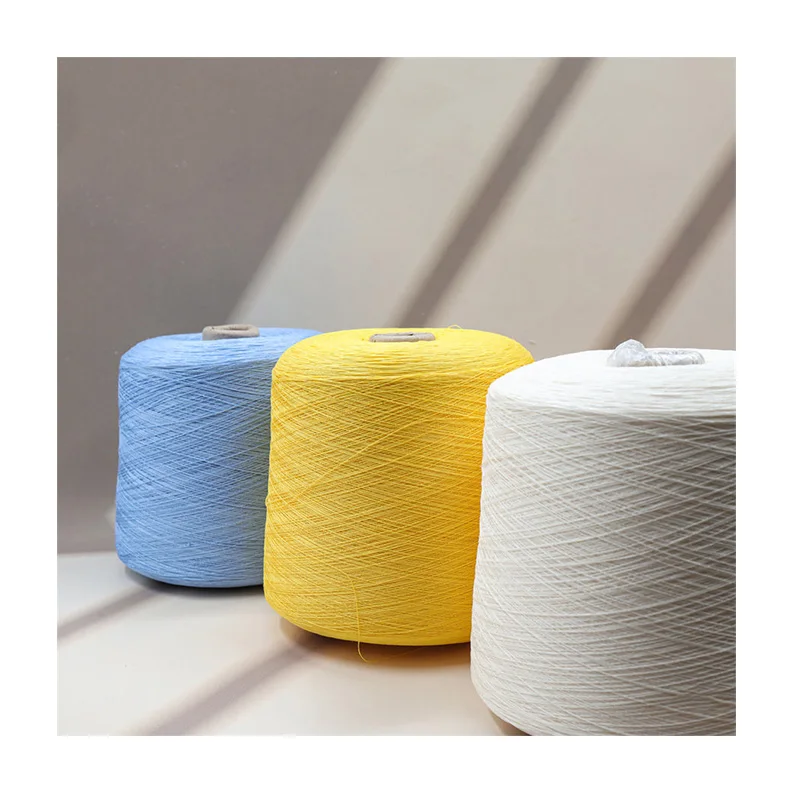 Factory wholesale 28 1 viscose yarn dyed viscose filament yarn viscose polyester nylon blend yarn for knitting clothes