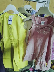 overstock Wholesale girls short sleeve summer dress good quality dress leftover surplus dresses