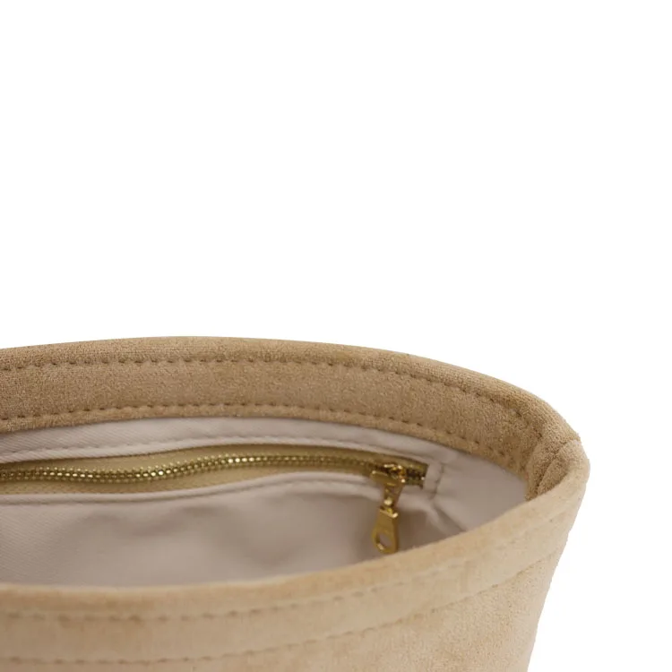 OEM ODM luxury bag accessories Alcantara bag organizer insert handbag purse felt bag organizer