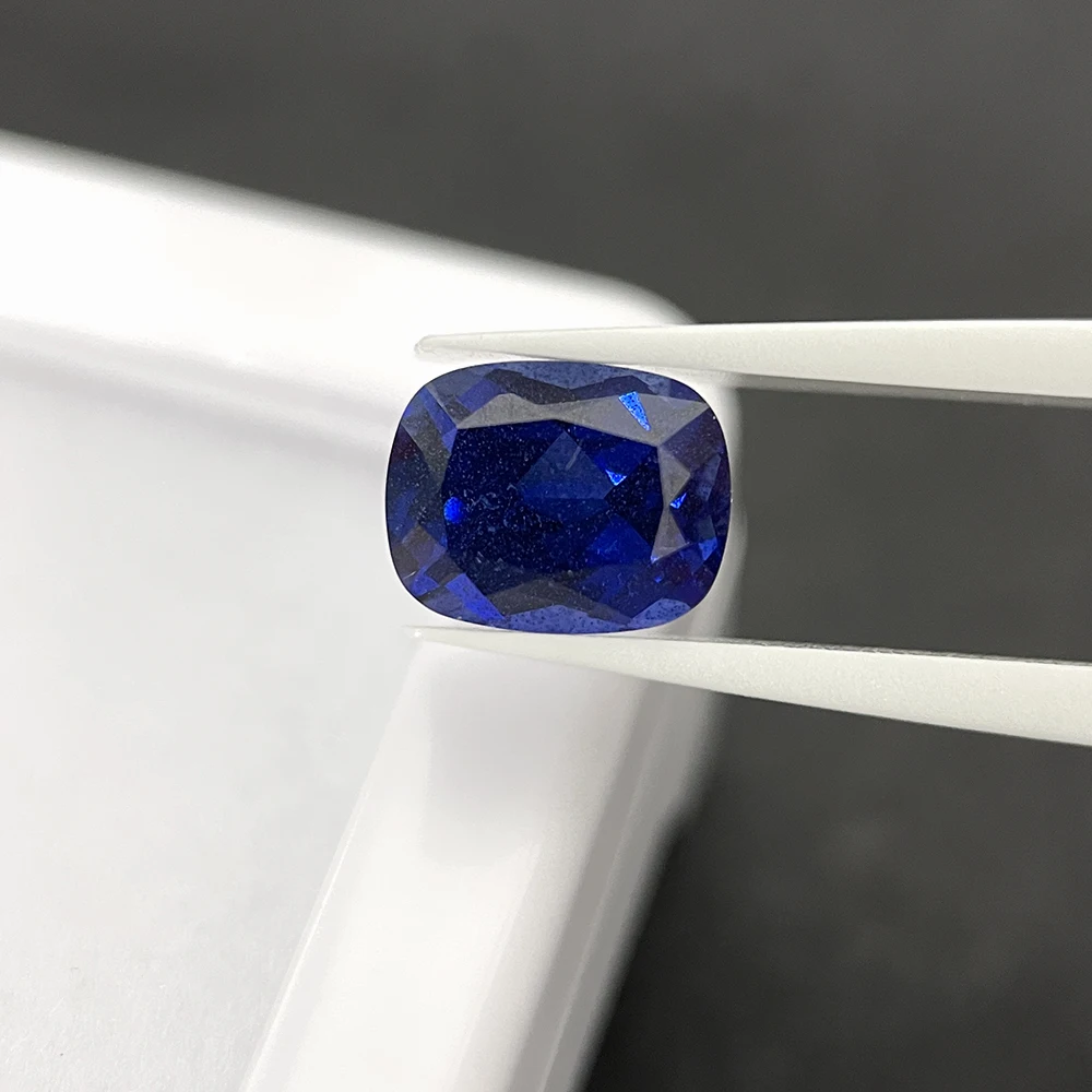 AGL Certified Lab Grown Sapphire Cushion Shape  Gemstone 1-5 Carat Loose Stone Market Prices