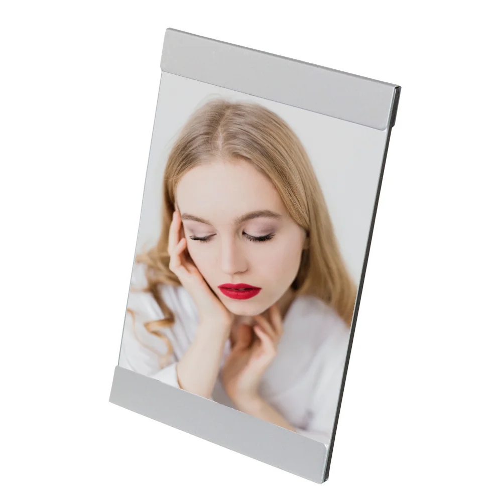 
china wholesale aluminum metal custom multi sizes gifts luxury family picture marcos fotos beautiful photo frame for home decor 