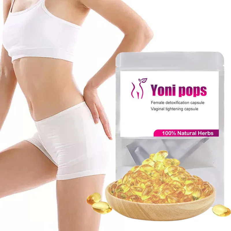 Natural Organic Herbal Vagina Cleaning Pills Yoni Pops Borac Acid Capsules Vaginal Suppositories