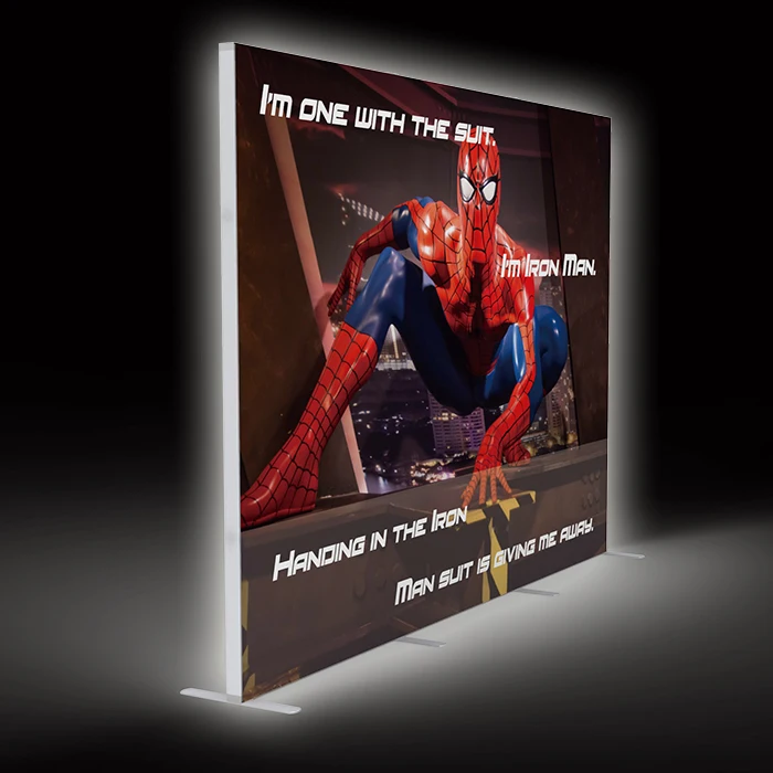 US deliver seg light box exhibition backlit lighting pop up backdrop
