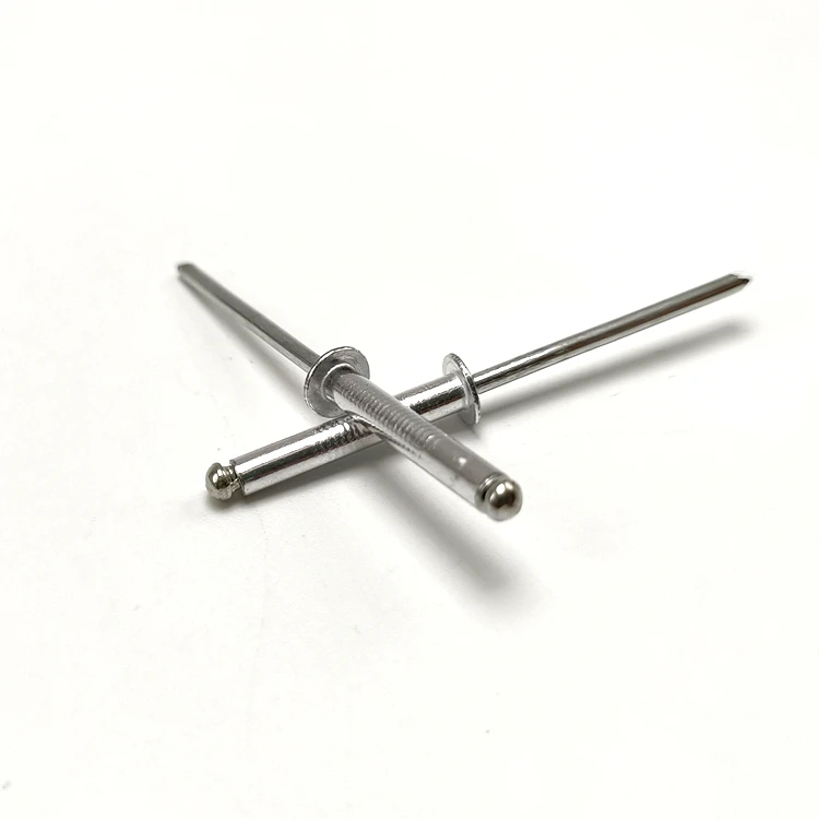 Low price Blind Rivet Aluminium Strike Core Rivet Zinc Plated Flat Dome CSK Head Open Type Pop Rivet