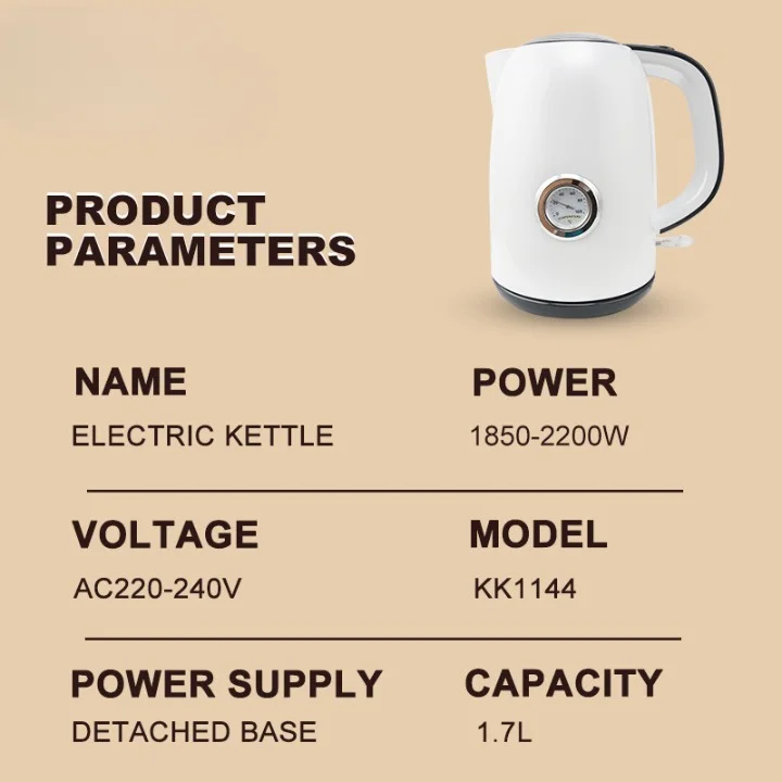 Wholesale Price Household Double Stainless Steel Automatic Power-off Electric Kettle 2200w High Power