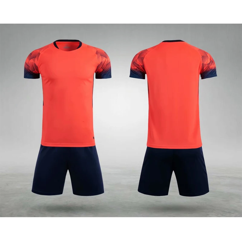 
Online Thai Quality Sublimated Printed Sports Jersey Soccer Training Blank Short Sets Men 