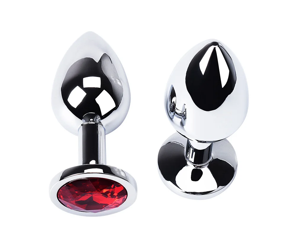 HOT Colorful big ass No vibration metal anal plug Alternating hot and cold anal plug tapon anal for women and men