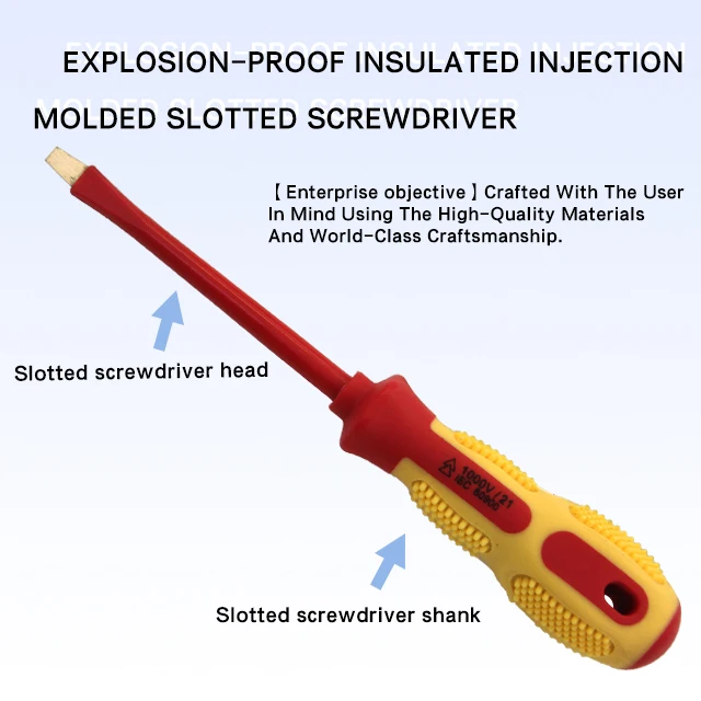 X-SPARK  Injection Slotted Screwdriver hand tools non sparking tools