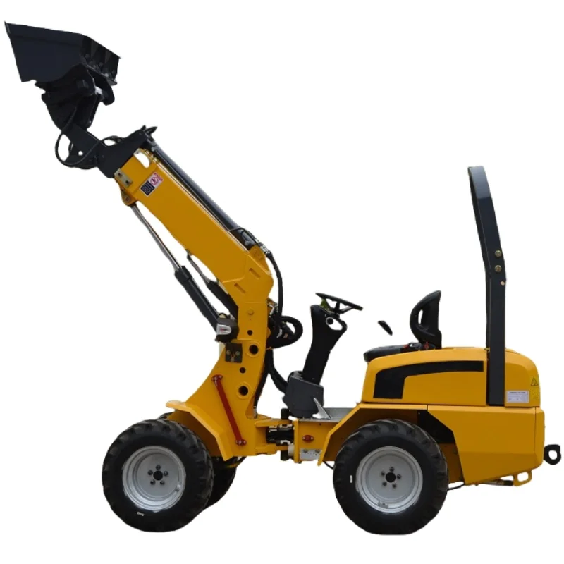 Mini 2Ton Telehandler agriculture telescopic loader WITH forklift for sale