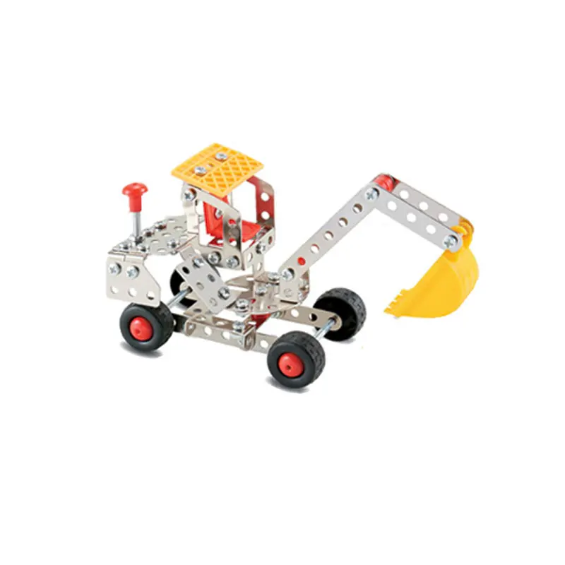 STEM Mechanical Handmade DIY Assembly Model Toys Engineering Alloy Car 3D Metal Puzzles For Kids Gift