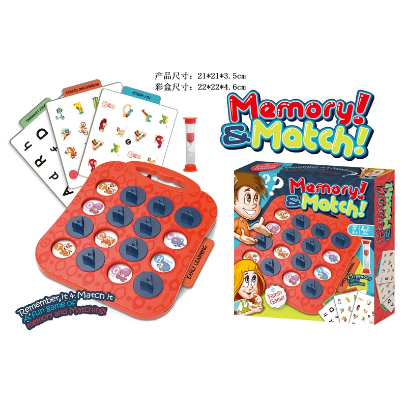 Logic thinking classics memory match game interesting multiplayer interactive memory game educational board games for kids