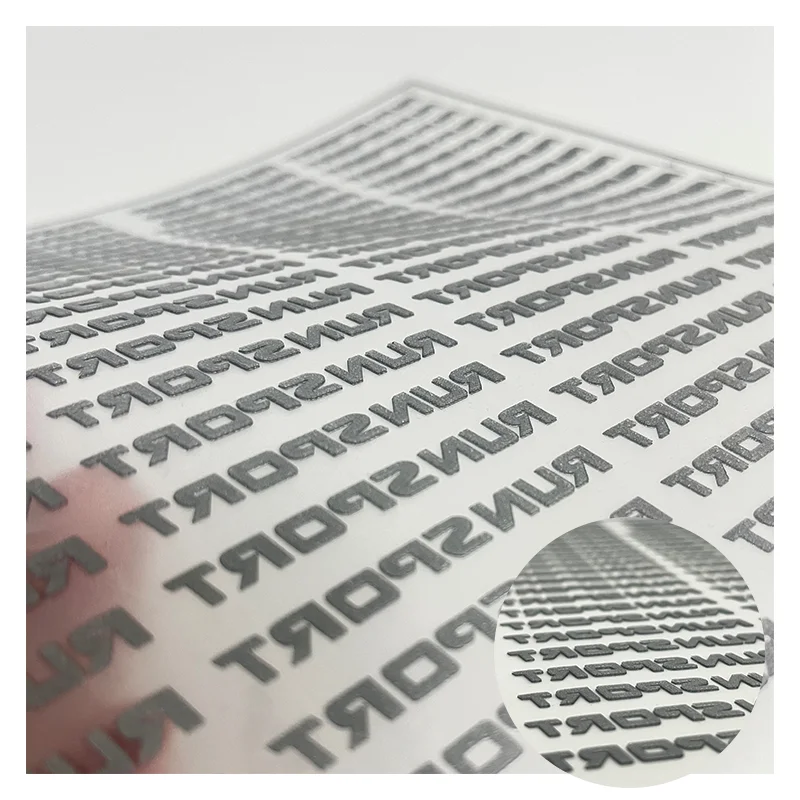 Custom High quality Clothing vinyl Printing Silicone Thick Plate Silica Gel 3d Raised Rubber Logo Printing For Clothing Labels