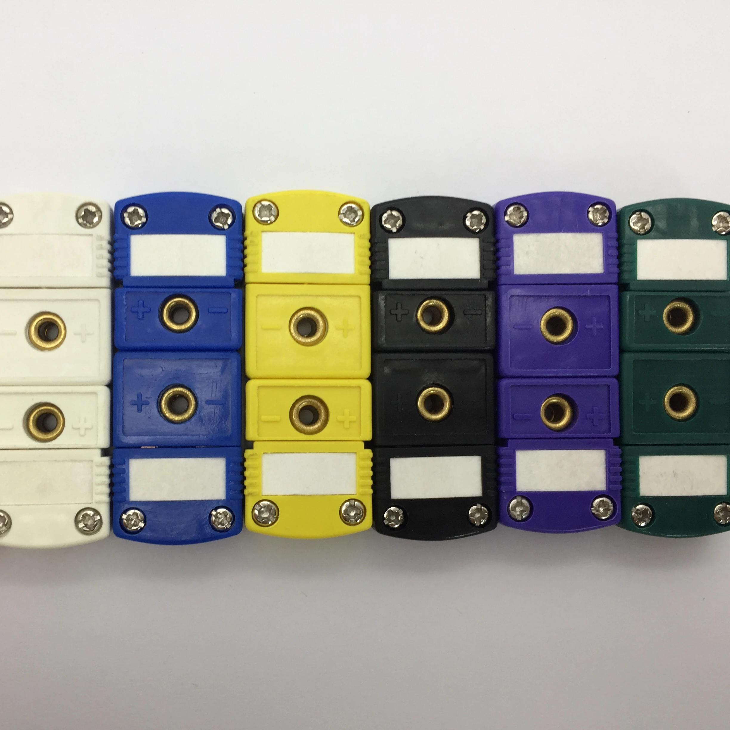 Mini And Standard Ceramic body Thermocouple Connector Type K and J Hollow&Solid Pins for high temperature