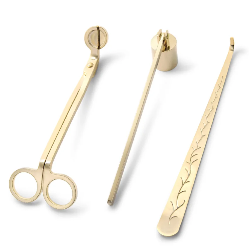 wholesale Candle Snuffer Set Candle Scissors wick trimmer and candle snuffer
