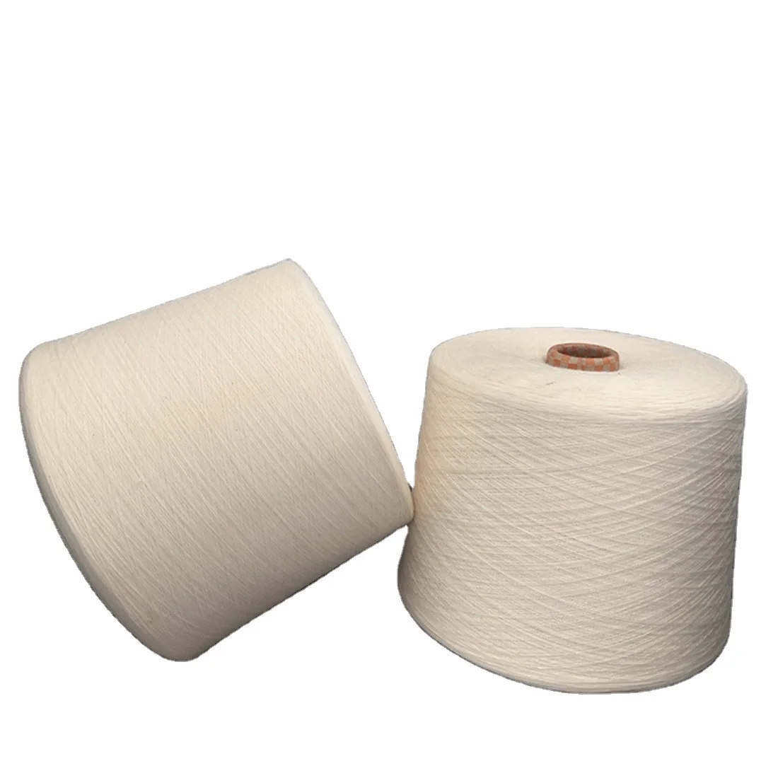 Factory Open End Spinning 32s CVC 60/40 Cotton/Polyester Raw White For knitting Yarn