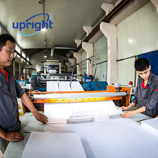 Upright glossy white pvc rigid Offset printing plastic sheet for making cards