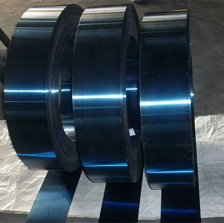 Полированная синяя пружинная стальная полоса из высокоуглеродистой стали 1,4*45 мм 65MN