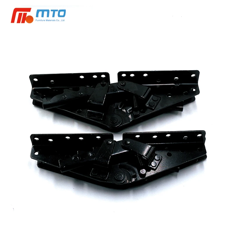 Concealed Fasteners Sofa Bed Connector Angle Adjustable Ratchet 90 Degree Stainless Sofa Lift Hinge Mechanism