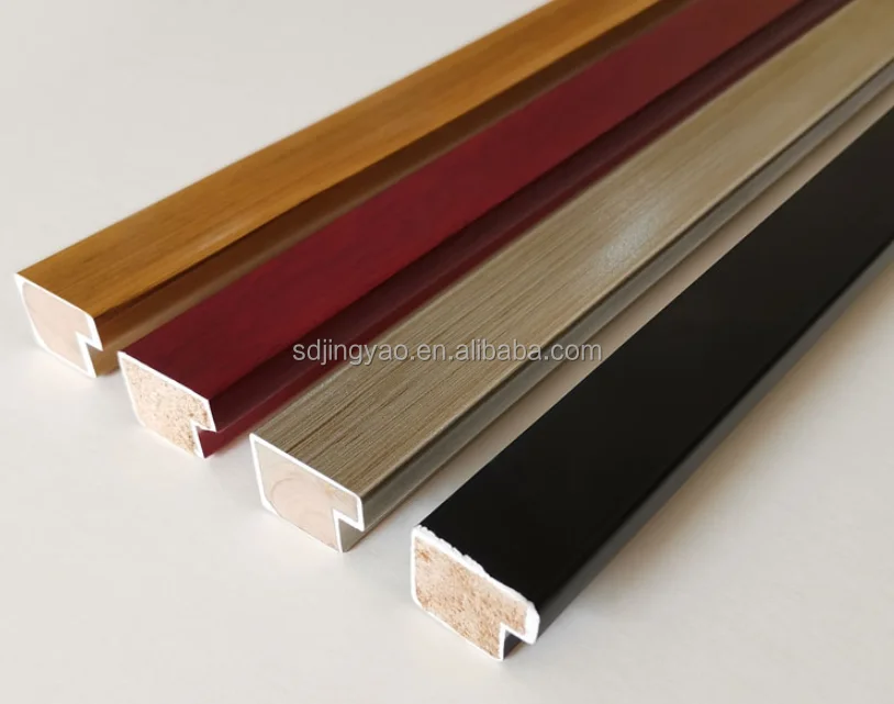 Gypsum wood line calligraphy and painting oil painting mounting frame bar mirror frame decoration solid wood line