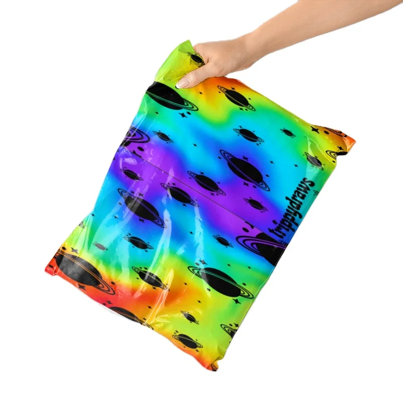 
Free Shipping To GZ Warehouse Colorful Co-extruded Low MOQ Custom Plastic Shipping Bag For Express Color Mix Poly Mailer 