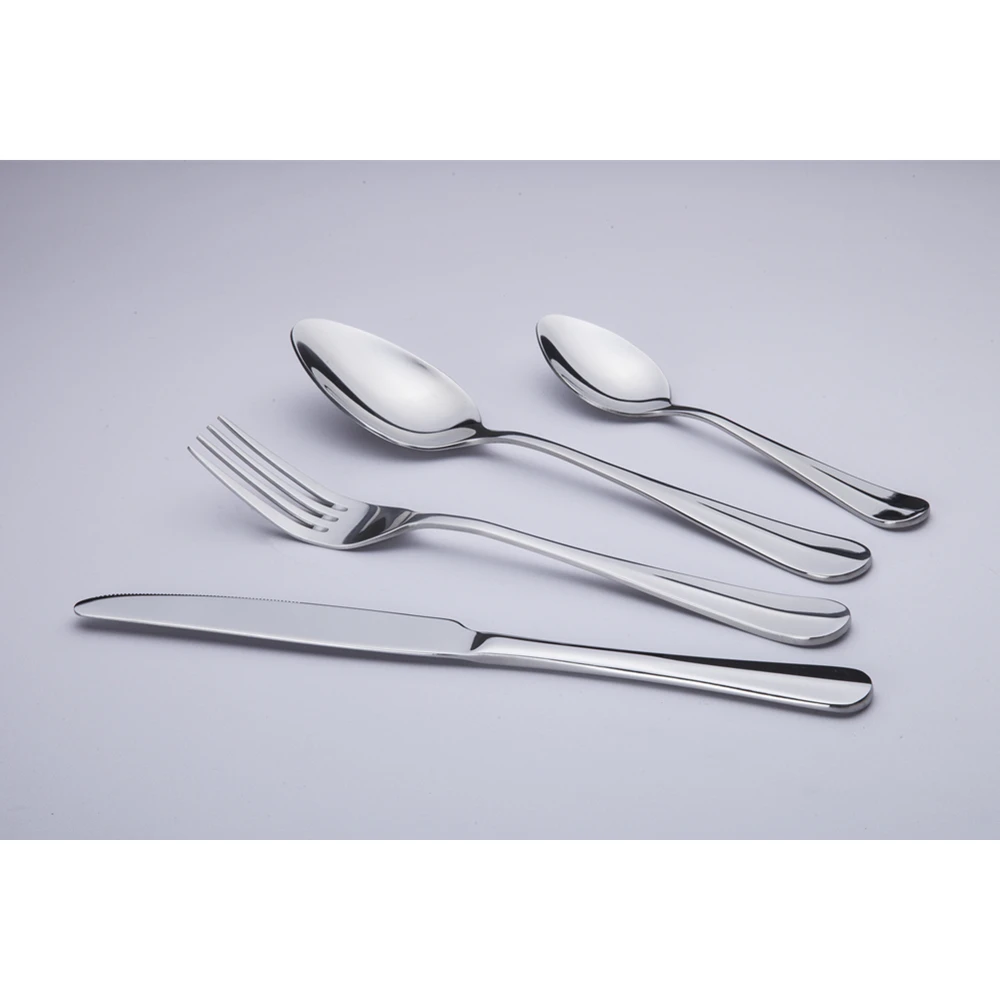 Wholesale Luxury Reusable Restaurant Hotel Kitchen Silver Gold Cutlery Brass Stainless Steel Knife Spoon Fork Flatware Set