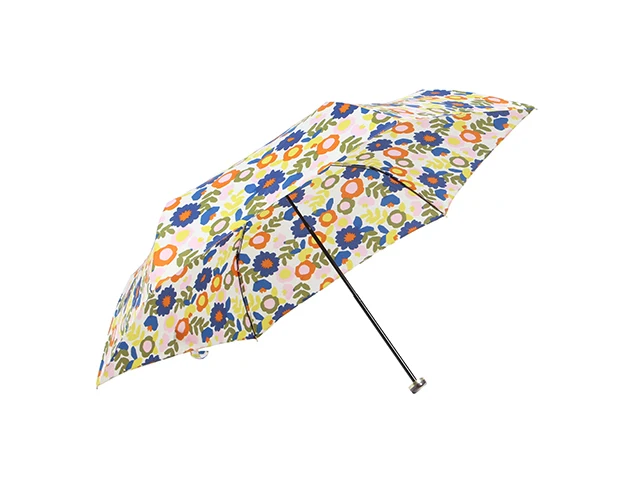 Three folding Japanese Portable tiny women umbrella with carrying pouch