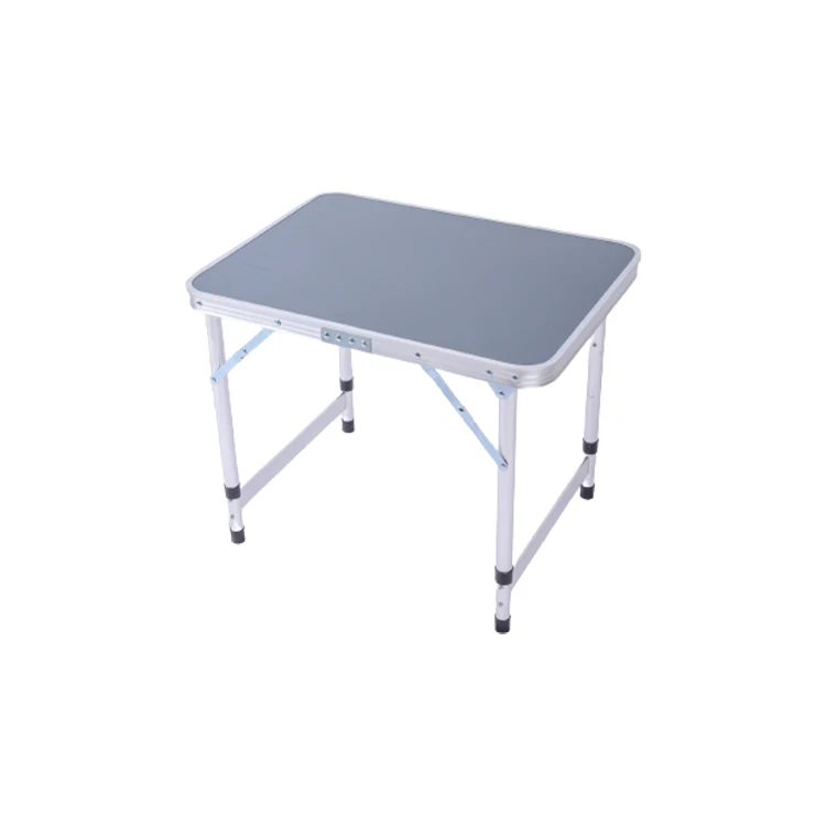 Manufacturer can customize wholesale folding table outdoor stall small table portable metal camping field table and chairs