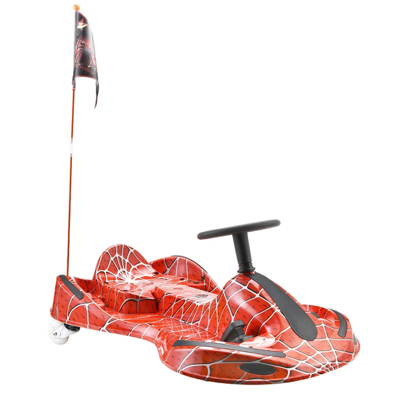 Electric Crazy Go Kart Ride On Car For Big Kids Age 6-12 Drive Toy 36v Power Steering Wheels Sit And Spin Crazy Drift Cart