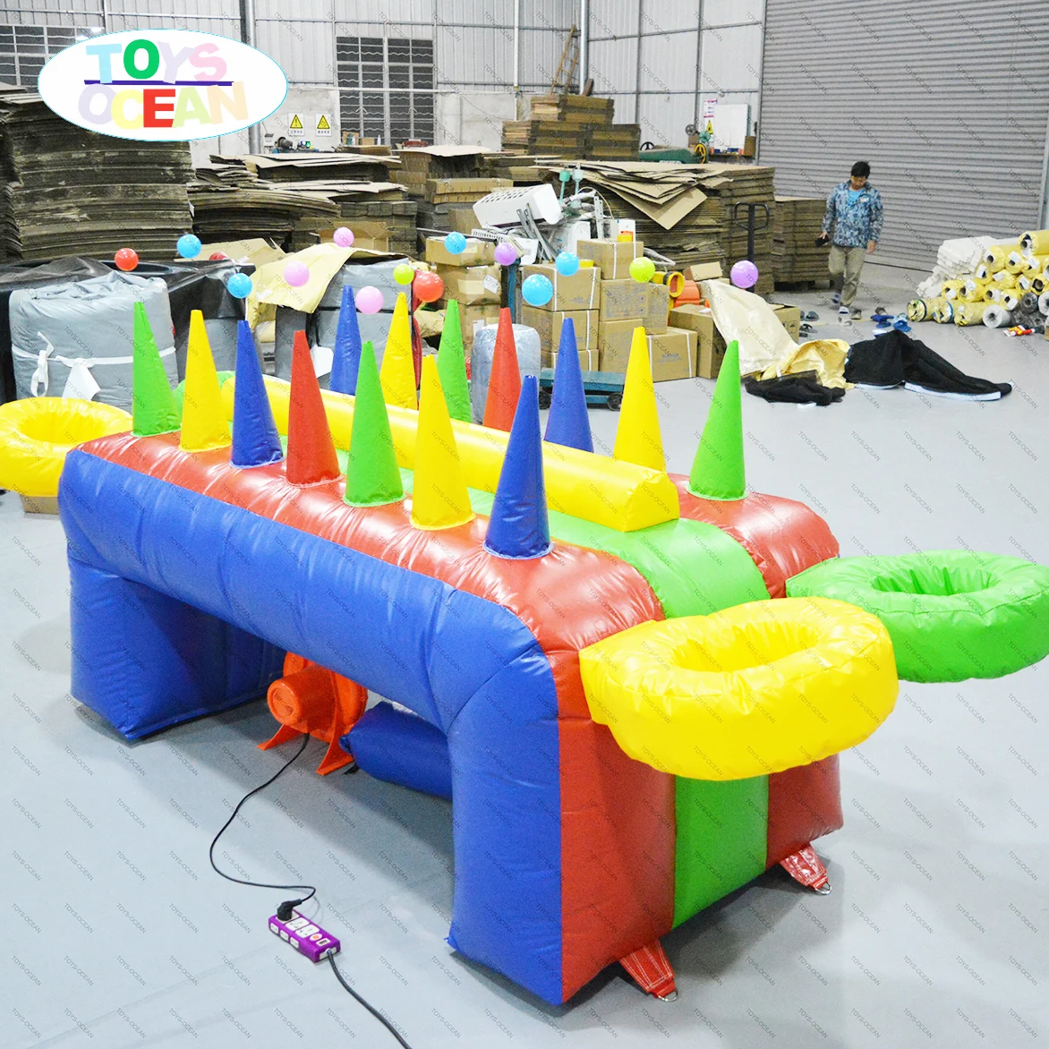 Factory Custom Event Party Competition Game Air Juggler Game inflatable Floating Ball Game